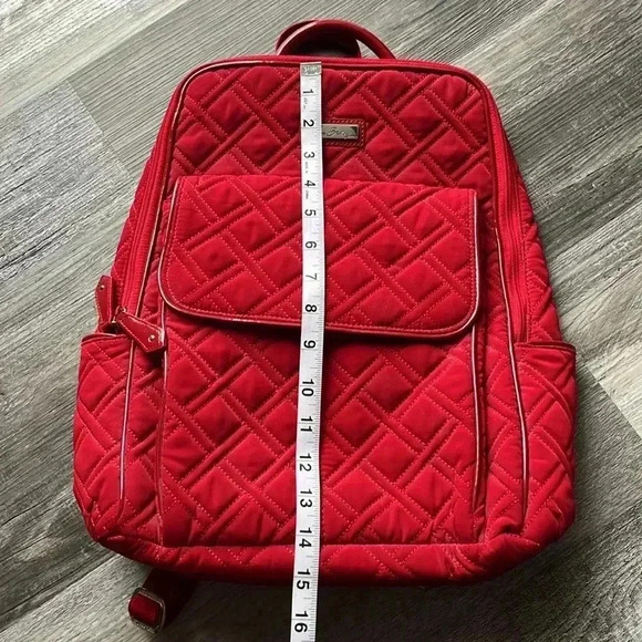 Vera Bradley Ultimate Backpsck in Tango Red NWOT - Picture 9 of 10